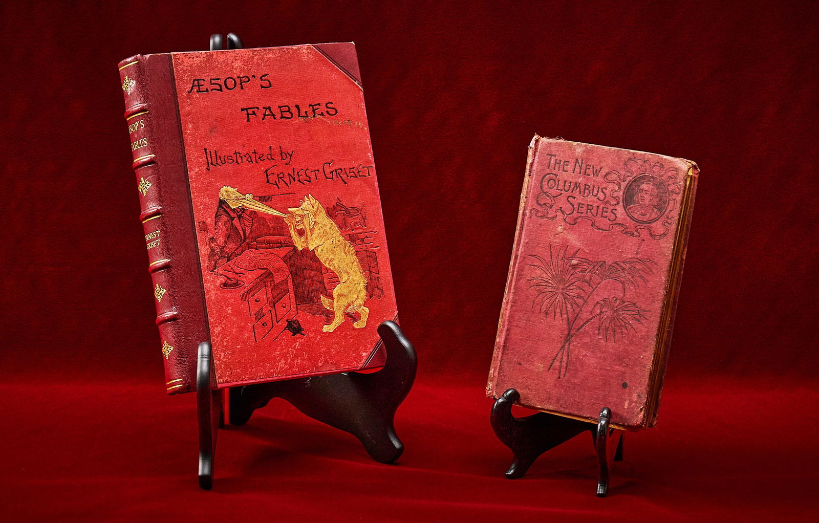 Shelley Duvall | Aesop's Fables: Shelley Duvall's personal copies of different editions of Aesop's Fables 1) Aesop's Fables, illustrated by Ernest Griset, popular edition, Cassell & Company, Limited, 1896, hardcover,&