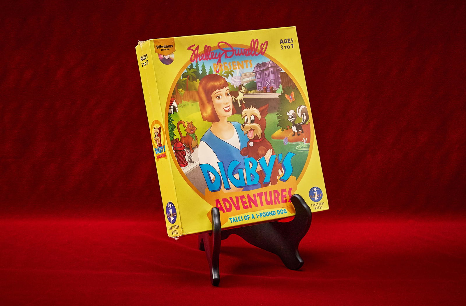 Shelley Duvall | "Digby Adventures" CD-ROM: Sealed copy of "Shelley Duvall Presents: Digby's Adventures", windows CD-ROM, written and narrated by Shelley Duvall with songs written, recorded and performed by Dan Gilroy, 1994 Proven