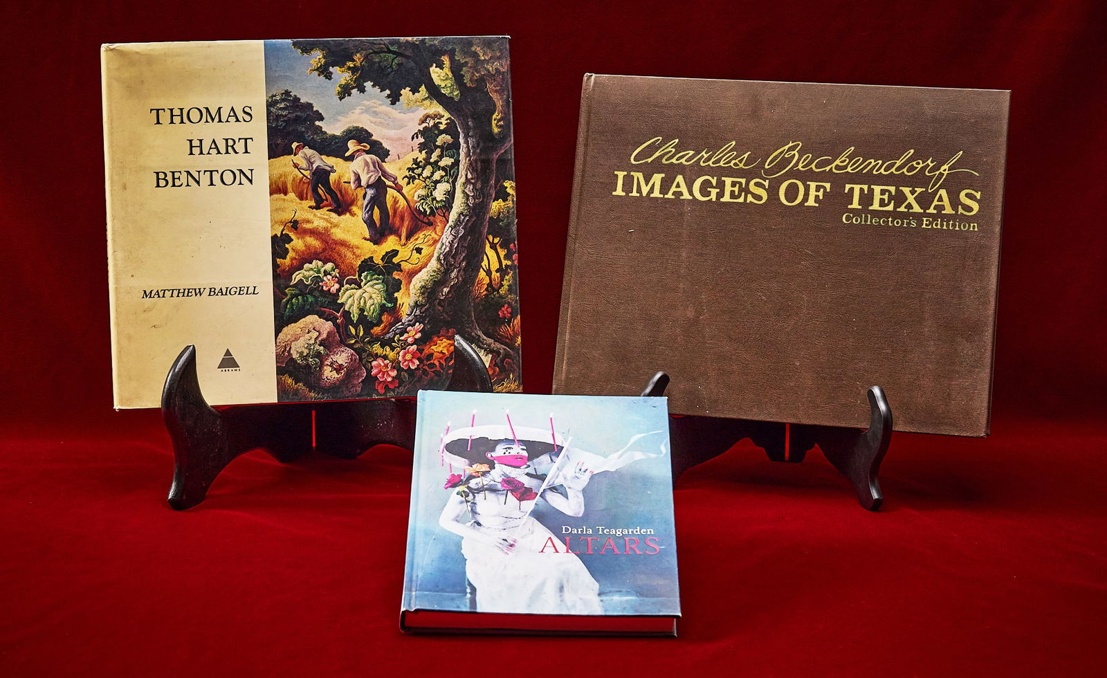 Shelley Duvall | Art Books: Collection of hardback books on the subject of art 1) Signed copy of Charles Beckendorf (Texas, 1930-1996): Images of Texas, Collectors Edition, signed by Beckendorf on inside cover page 2) Thomas Har