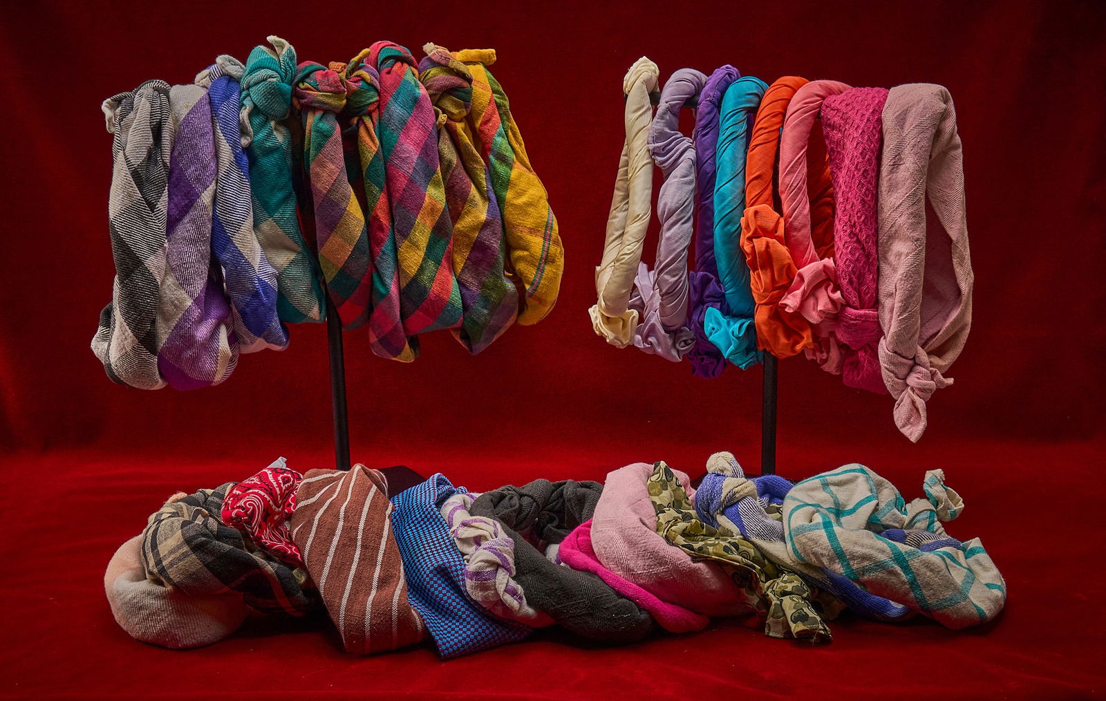 Shelley Duvall | Headbands: Large collection of Shelley Duvall's headbands, hair ties and scrunchies, Duvall would often be seen wearing one of these in her public appearances, especially during the latter stages of her life