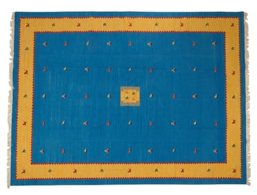 Hand-Knotted Kilim Rug, 11 ft. 10 in. x 9 ft.