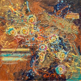 Brother Cletus Behlmann, Abstract Mixed Media