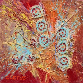 Brother Cletus Behlmann, Red Abstract