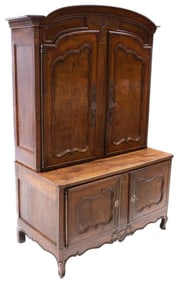 18th Century French Provincial Walnut Armoire