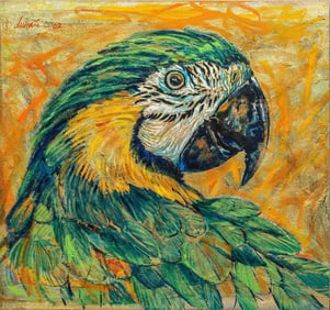 Gilbert Duran, "Green Macaw"
