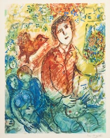 Marc Chagall, "Le Peintre en Rouge"