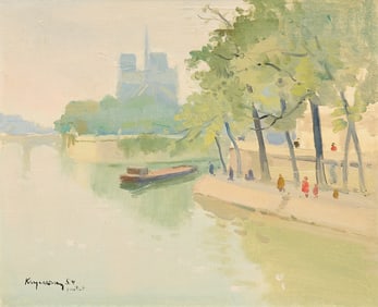 Mykola Krycevsky, Paris Street Scene