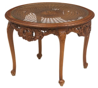 French Cane Table