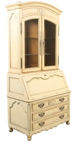 French Provincial Style Painted Secretary Desk