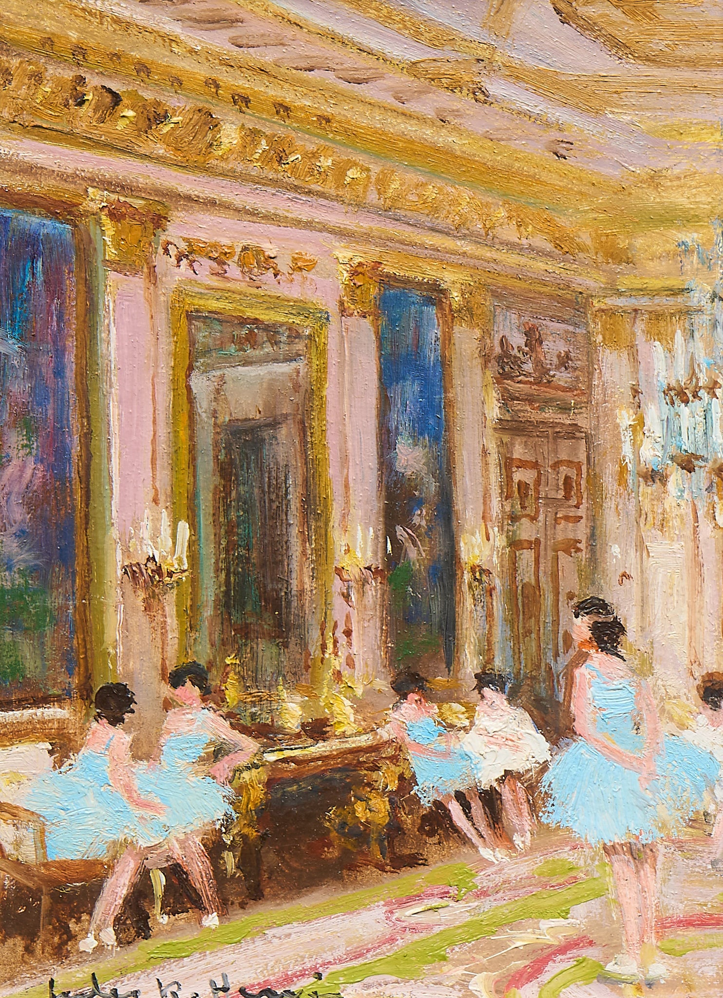 Jules Rene Herve, Ballet Dancers in Interior (1 of 4)