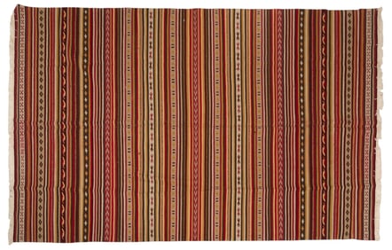 Handwoven Turkish Rug, 9 ft. 11 in. x 6 ft. 5 in.