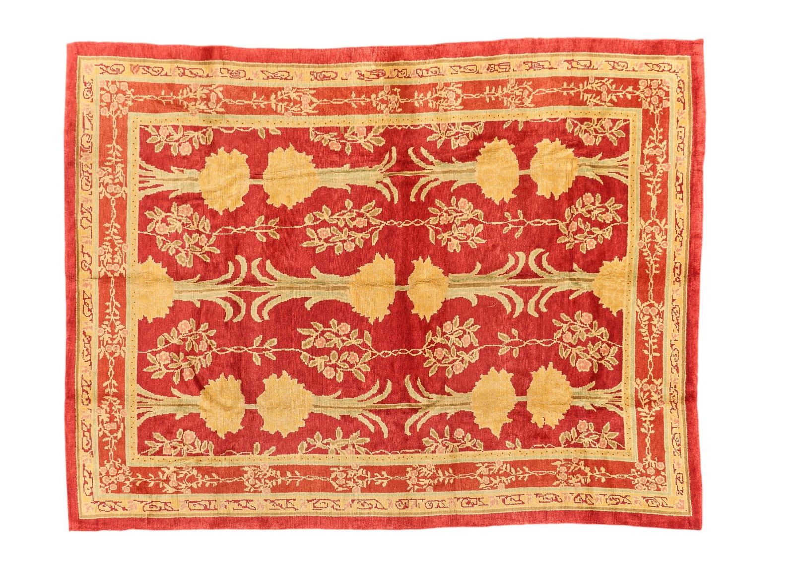 Hand-Knotted Estate Rug, 13 ft. 7 in. x 10 ft. 6 in.: Hand-knotted estate rug 13 ft. 7 in. x 10 ft. 6 in. Provenance: Property from a home in San Antonio, Texas 