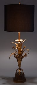 Frederick Cooper Gilt Floral Lamp