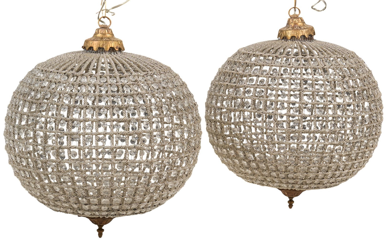 Pair of French Empire Style Chandeliers (1 of 5)