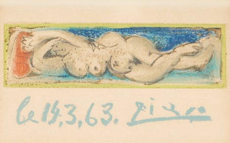 After Pablo Picasso, Reclining Nude