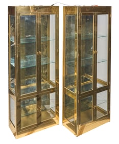 Pair of Mastercraft Display Cases