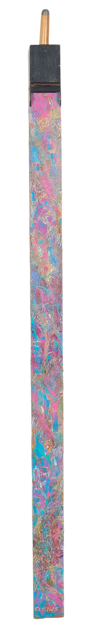 Brother Cletus Behlmann, Painted Church Organ Pipe: Brother Cletus Behlmann (San Antonio, Tex