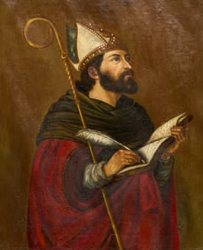 Renaissance Style Bishop Painting