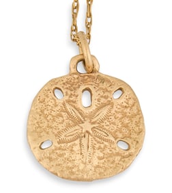 14K James Avery Sand Dollar Necklace
