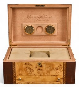 Cuervo y Sobrinos (CUB) Burlwood Watch Case