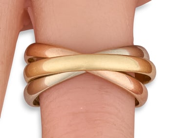 14K Tri-Color Ring