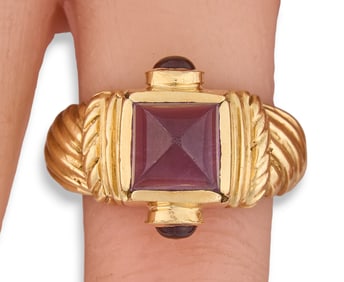14K Gemstone Ring