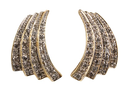 14K Diamond Earrings