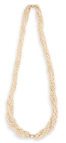 14K Seed Pearl Necklace