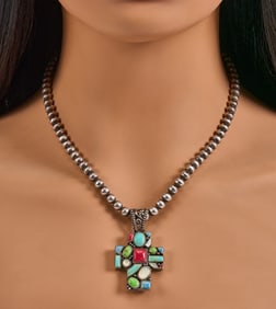 Mexican Cross Necklace