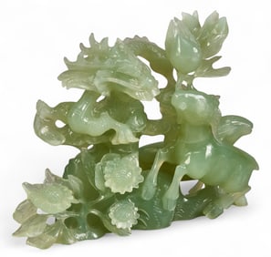 Jade Dragon Sculpture