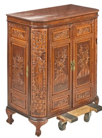 Asian Bar Cabinet