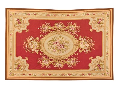Chinese Needlepoint Rug, 12 ft. 8 in.x 8 ft. 3 in.