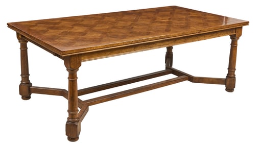 Inlaid Extending Dining Table