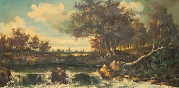 Large Vintage Landscape