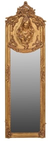 Louis XVI Style Figural Mirror
