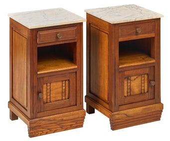 Pair of French Nightstands