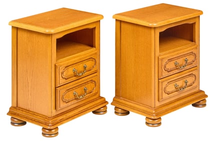 Pair of French Provincial Nightstands