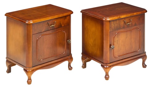 Pair of Mahogany Nightstands