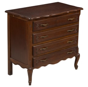 Vintage French Four-Drawer Chest