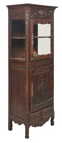 Carved Curio Cabinet