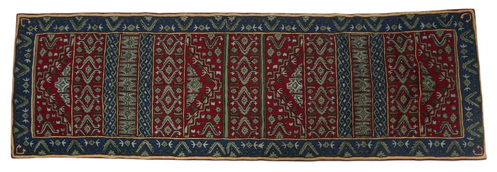 Handknotted Rug Runner, 7 ft. 6 in. x 2 ft. 4 in.