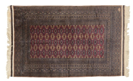 Hand-Knotted Pakistani Wool Rug, 7 ft. x 4 ft. 1 in.