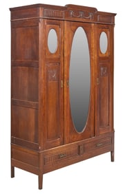 Mirrored Armoire