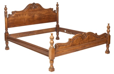 Chippendale Four-Poster Bed Frame
