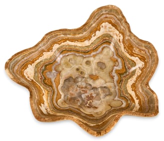 Multicolored Onyx Bowl