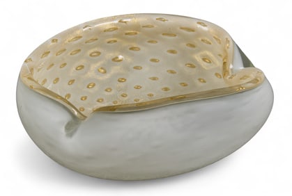 Attrib. Alfredo Barbini, Murano Glass Bowl