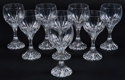(8) Baccarat Water Goblets