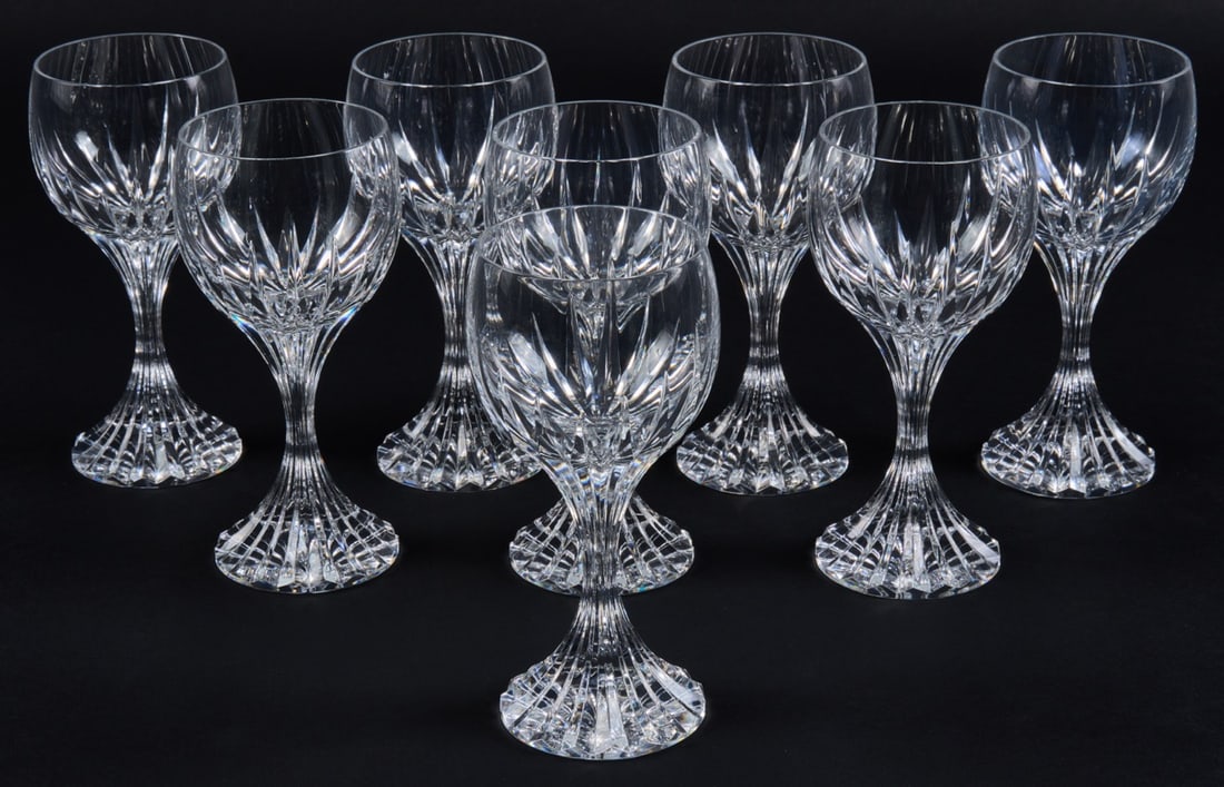 (8) Baccarat Water Goblets (1 of 5)