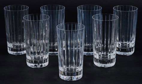 (7) Baccarat Highball Glasses