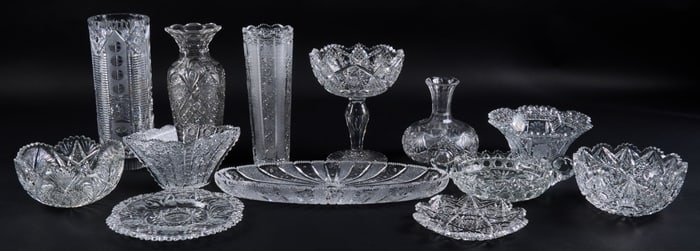 Collection of Crystal Tableware